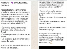 Cibercrime usa Coronavírus para roubar dados pessoais no WhatsApp