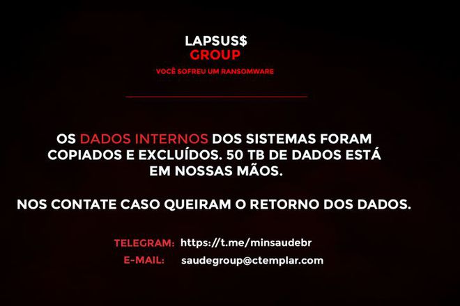 Ciberataque em Portugal tem mesma assinatura de invasão ao Ministério da Saúde