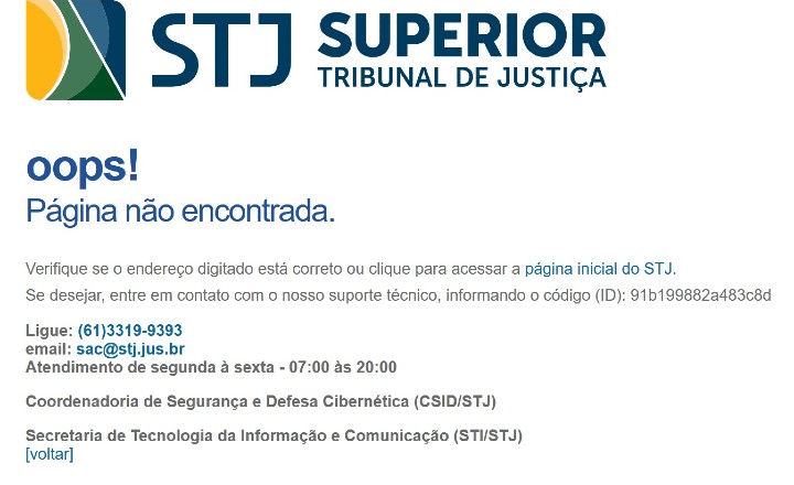 Em pleno carnaval, STJ sofre ataque hacker e sai do ar
