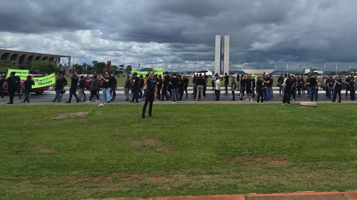 Analistas de TI protestam na Esplanada por aumento de salário