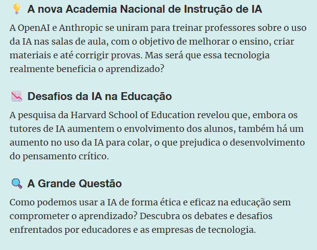 Gigantes da IA querem dominar as salas de aula