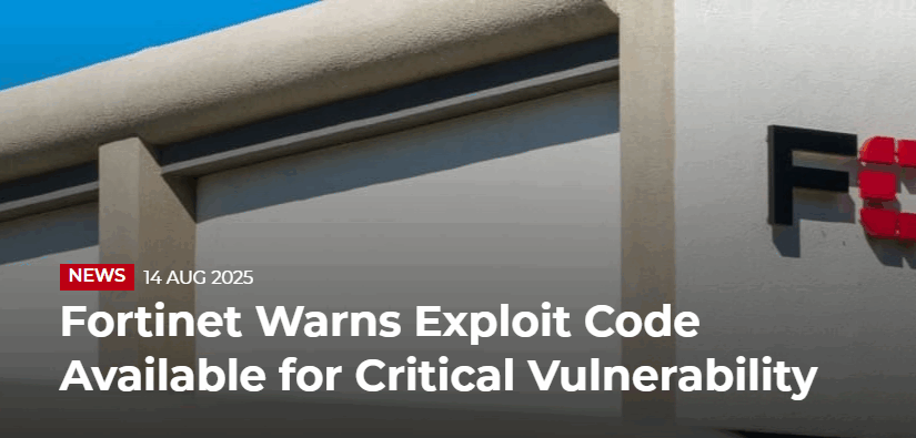 Fortinet avisa sobre código de exploração disponível para vulnerabilidade crítica