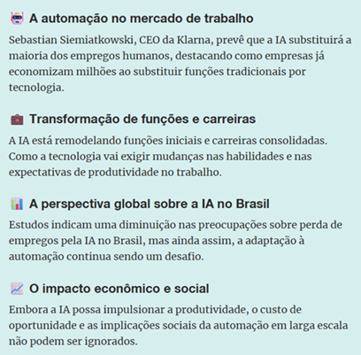 A IA está vindo para tomar o seu trabalho? Depende para quem você perguntar