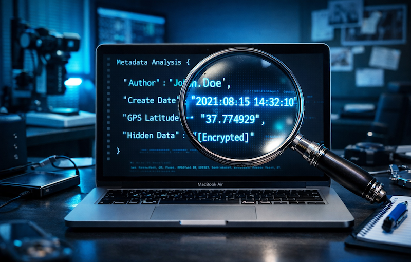 O poder dos metadados na computação forense: revelando a verdade oculta dos arquivos digitalizados