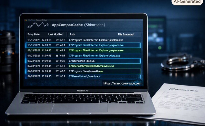 Análise forense do artefato Shimcache (AppCompatCache): reconstituição temporal e rastreabilidade de execução no Windows