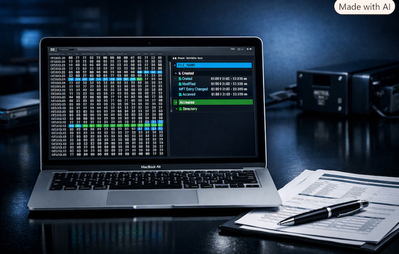 Computação forense de sistemas de arquivos NTFS: parsing da master file table ($MFT) e detecção de inconsistências temporais